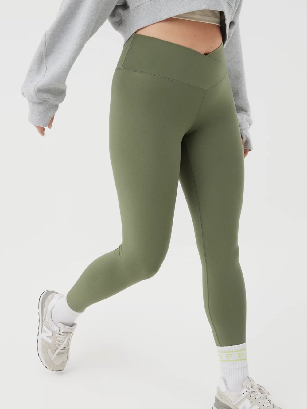 OFFLINE AERIE REAL ME HIGH WAISTED CROSSOVER LEGGINGS! NEVER WORN! TAGS ATTACHED